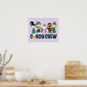 Peanuts Snoep Crew Halloween Bende Poster (Keuken)