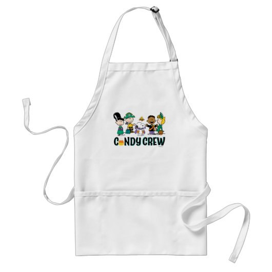 Peanuts Snoep Crew Halloween Bende Standaard Schort (Voorkant)