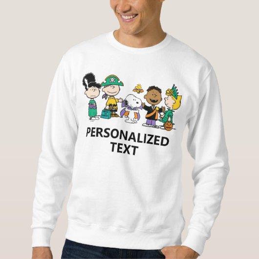 Peanuts Snoep Crew Halloween Bende Trui (Voorkant)