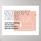 Peanuts | Snoopy 1978 Poster (Voorkant)