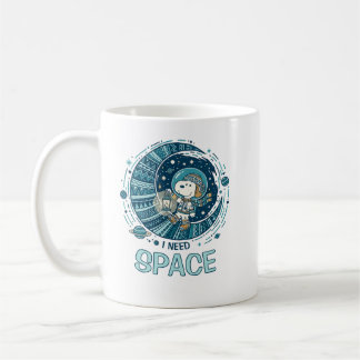 Peanuts | Snoopy Astronaut “I Need Space” Koffiemok