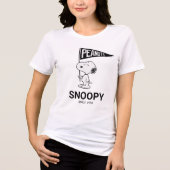 Peanuts | Snoopy Athletic Department Tri-Blend Shirt (Voorkant)