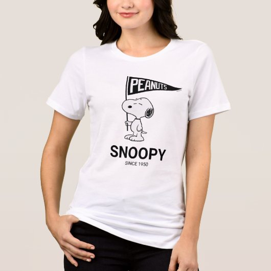 Peanuts | Snoopy Athletic Department Tri-Blend Shirt (Voorkant)
