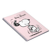 Peanuts | Snoopy Baby shower Gast & Geschenklijst Notitieboek (Rechterzijde)