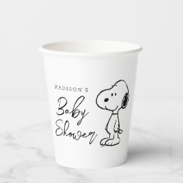 Peanuts Snoopy | BABY SHOWER Papieren Bekers