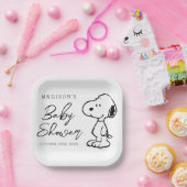 Peanuts Snoopy | BABY SHOWER Papieren Bordje (Feest)