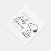 Peanuts Snoopy | BABY SHOWER Servet (Hoek)