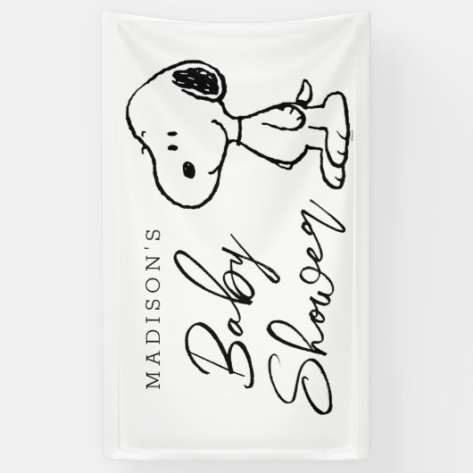 Peanuts Snoopy | BABY SHOWER Spandoek (Verticaal)