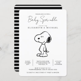 Peanuts Snoopy - Baby Sprinkle Kaart