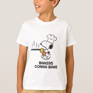 Peanuts Snoopy Bakken Cookies T-shirt