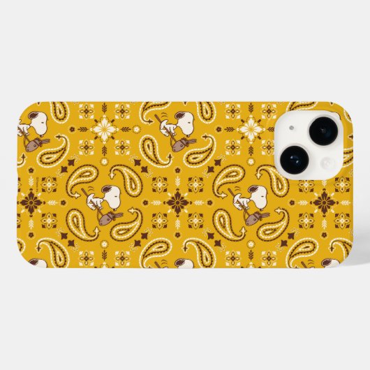 Peanuts | Snoopy Bandana Cowboy Case-Mate iPhone Case (Achterkant (horizontaal))