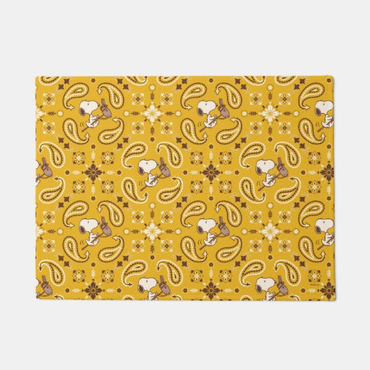 Peanuts | Snoopy Bandana Cowboy Deurmat (Voorkant)
