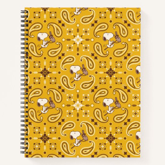 Peanuts | Snoopy Bandana Cowboy Notitieboek (Voorkant)