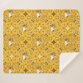 Peanuts | Snoopy Bandana Cowboy Sherpa Deken (Voorkant (horizontaal))