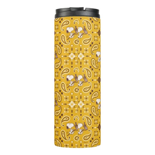 Peanuts | Snoopy Bandana Cowboy Thermosbeker (Achterkant)