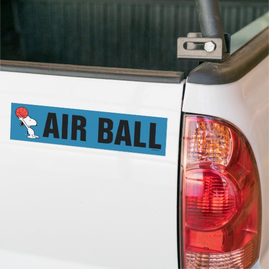 Peanuts | Snoopy Basketball Hoop Shot Bumpersticker (Op Truck)