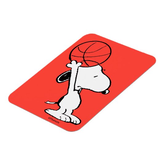 Peanuts | Snoopy Basketball Hoop Shot Magneet (Linkerzijde)