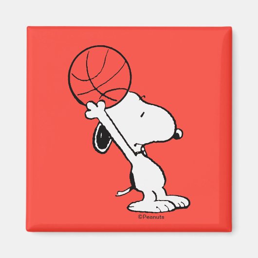 Peanuts | Snoopy Basketball Hoop Shot Magneet (Voorkant)