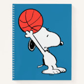 Peanuts | Snoopy Basketball Hoop Shot Notitieboek (Voorkant)