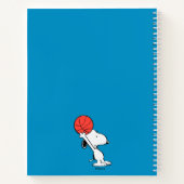 Peanuts | Snoopy Basketball Hoop Shot Notitieboek (Achterkant)