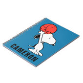 Peanuts | Snoopy Basketball Hoop Shot Notitieboek (Linkerzijde)