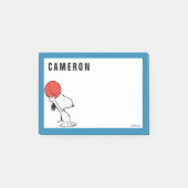 Peanuts | Snoopy Basketball Hoop Shot Post-it® Notes (Voorkant)