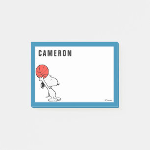 Peanuts   Snoopy Basketball Hoop Shot Post-it® Notes