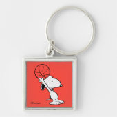 Peanuts | Snoopy Basketball Hoop Shot Sleutelhanger (Voorkant)