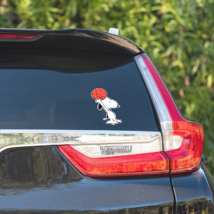 Peanuts   Snoopy Basketball Hoop Shot Sticker