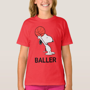 Peanuts Snoopy Basketball Hoop Shot T-shirt