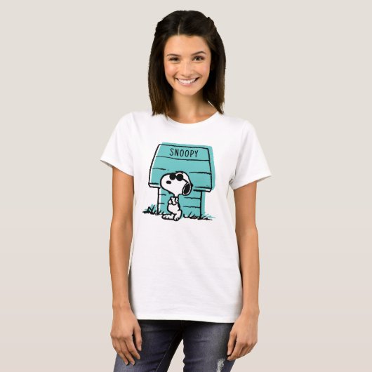 Peanuts | Snoopy Be Real T-shirt (Voorkant volledig)
