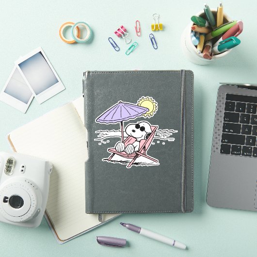 Peanuts | Snoopy Beach Sticker (iPad Cover)