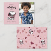 Peanuts | Snoopy bezorgt Valentijnskaarten Notitiekaartje (Voorkant / Achterkant)