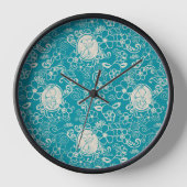 Peanuts | Snoopy Blauwgroen tropisch strandpatroon (Voorkant)