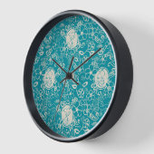 Peanuts | Snoopy Blauwgroen tropisch strandpatroon (Hoek)