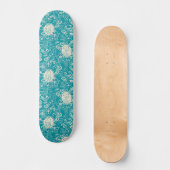 Peanuts | Snoopy Blauwgroen tropisch strandpatroon Persoonlijk Skateboard (Voorkant)