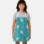 Peanuts | Snoopy Blauwgroen tropisch strandpatroon Schort (Insitu)