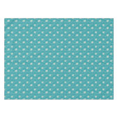 Peanuts | Snoopy Blauwgroen tropisch strandpatroon Tafelkleed (Voorkant (Horizontaal))