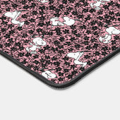 Peanuts | Snoopy Bloem Vine Patroon Bureaumat (Hoek)