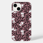 Peanuts | Snoopy Bloem Vine Patroon Case-Mate iPhone Case (Achterkant)