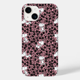 Peanuts Snoopy Bloem Vine Patroon Case-Mate iPhone 14 Hoesje