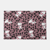 Peanuts | Snoopy Bloem Vine Patroon Deurmat (Voorkant)