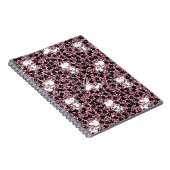 Peanuts | Snoopy Bloem Vine Patroon Notitieboek (Rechterzijde)