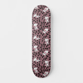 Peanuts | Snoopy Bloem Vine Patroon Persoonlijk Skateboard (Voorkant)