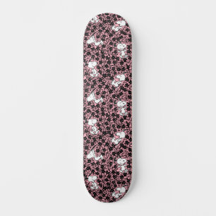 Peanuts   Snoopy Bloem Vine Patroon Persoonlijk Skateboard