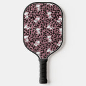 Peanuts | Snoopy Bloem Vine Patroon Pickleball Paddle (Voorkant)