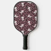Peanuts | Snoopy Bloem Vine Patroon Pickleball Paddle (Achterkant)