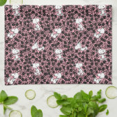 Peanuts | Snoopy Bloem Vine Patroon Theedoek (Gevouwen)