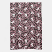 Peanuts | Snoopy Bloem Vine Patroon Theedoek (Verticaal)