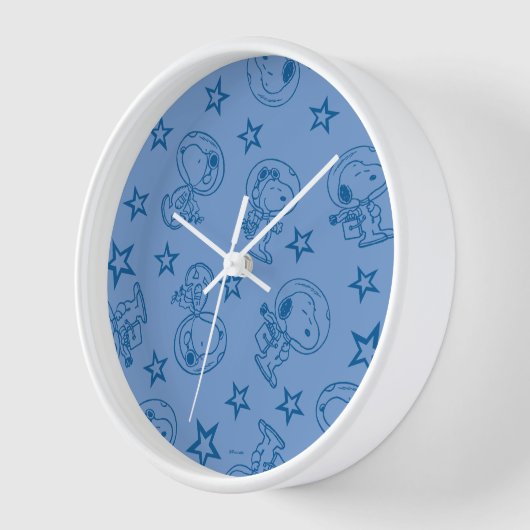 Peanuts | Snoopy Blue Space Astronaut Patroon (Hoek)
